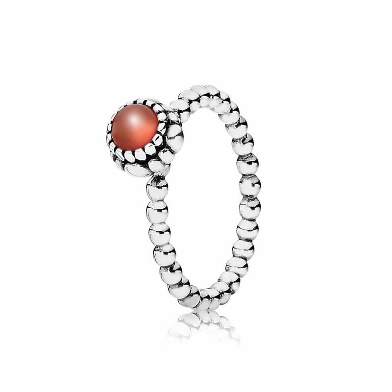 Pandora Australia Birthday Blooms Ring July - Sterling Silver | NVUGFM492